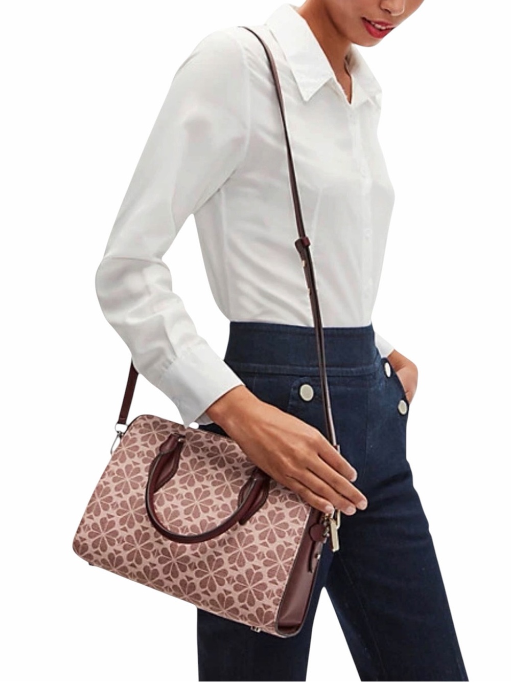 Kate Spade Flower Casey Medium Satchel NWT - Picture 11 of 11